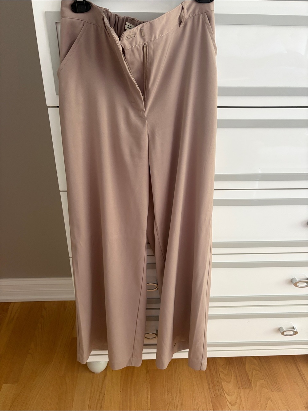 Max Studio Wide-Leg Pants in Dusty Blush